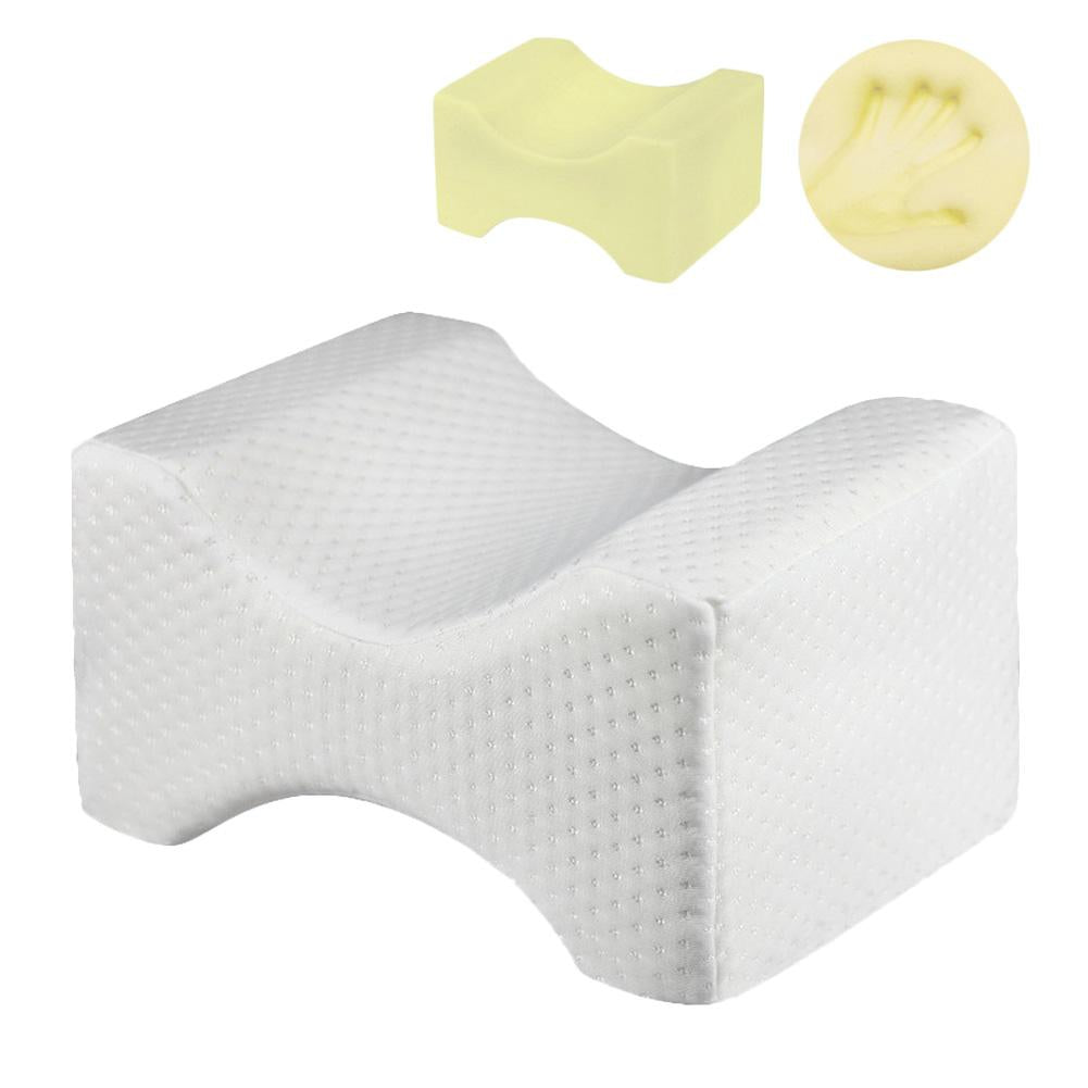 Orthopedic Memory Foam Knee Pillow for Side Sleepers by HitMyNeed