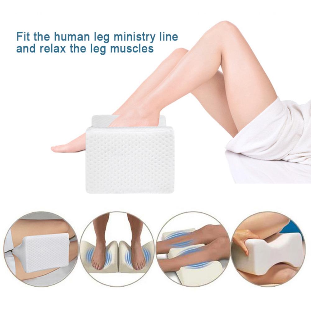 Orthopedic Memory Foam Knee Pillow for Side Sleepers by HitMyNeed