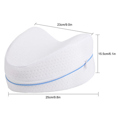 Orthopedic Memory Foam Knee Wedge Pillow by HitMyNeed