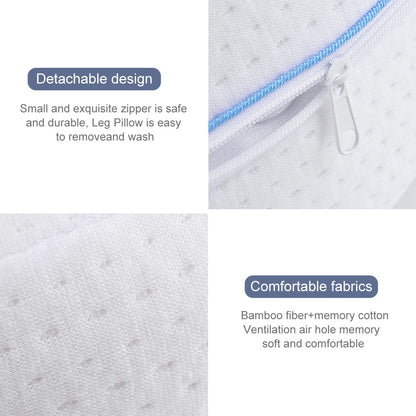 Orthopedic Memory Foam Knee Wedge Pillow by HitMyNeed