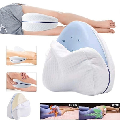 Orthopedic Memory Foam Leg Pillow for Hip & Back Pain by HitMyNeed