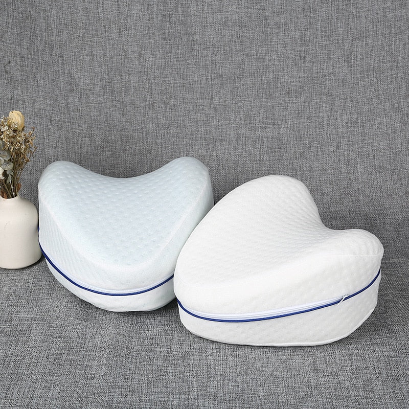 Orthopedic Memory Foam Leg Pillow for Hip & Back Pain by HitMyNeed
