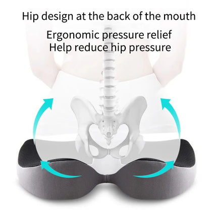 Orthopedic Memory Foam Tailbone & Prostate Seat Cushion by HitMyNeed