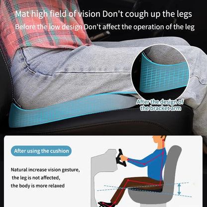 Orthopedic Memory Foam Tailbone & Prostate Seat Cushion by HitMyNeed