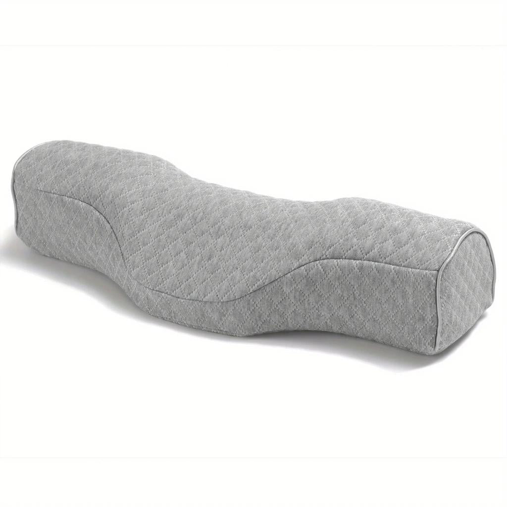 Orthopedic Neck Pillow with Memory Foam Support by HitMyNeed