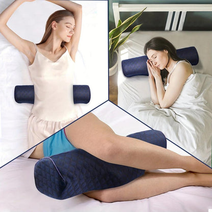 Orthopedic Neck Pillow with Memory Foam Support by HitMyNeed