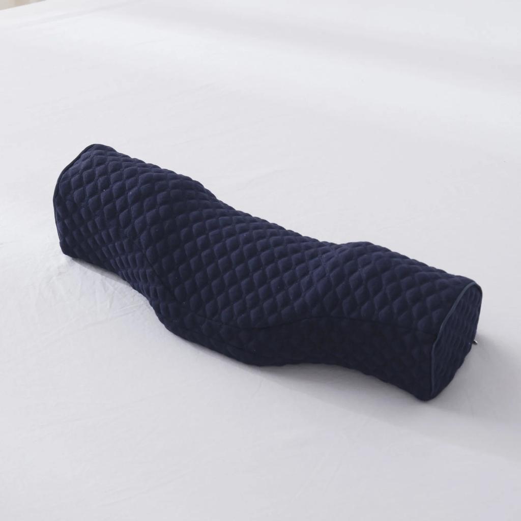 Orthopedic Neck Pillow with Memory Foam Support navy-blue by HitMyNeed