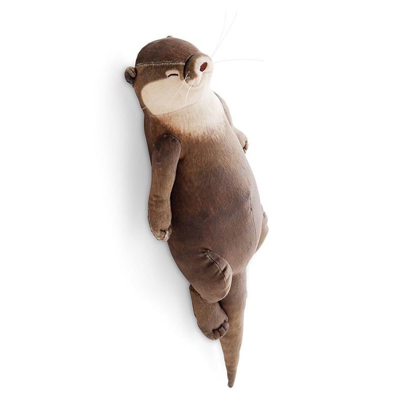 Otter Plush Wrist Pillow with Storage Pocket by HitMyNeed