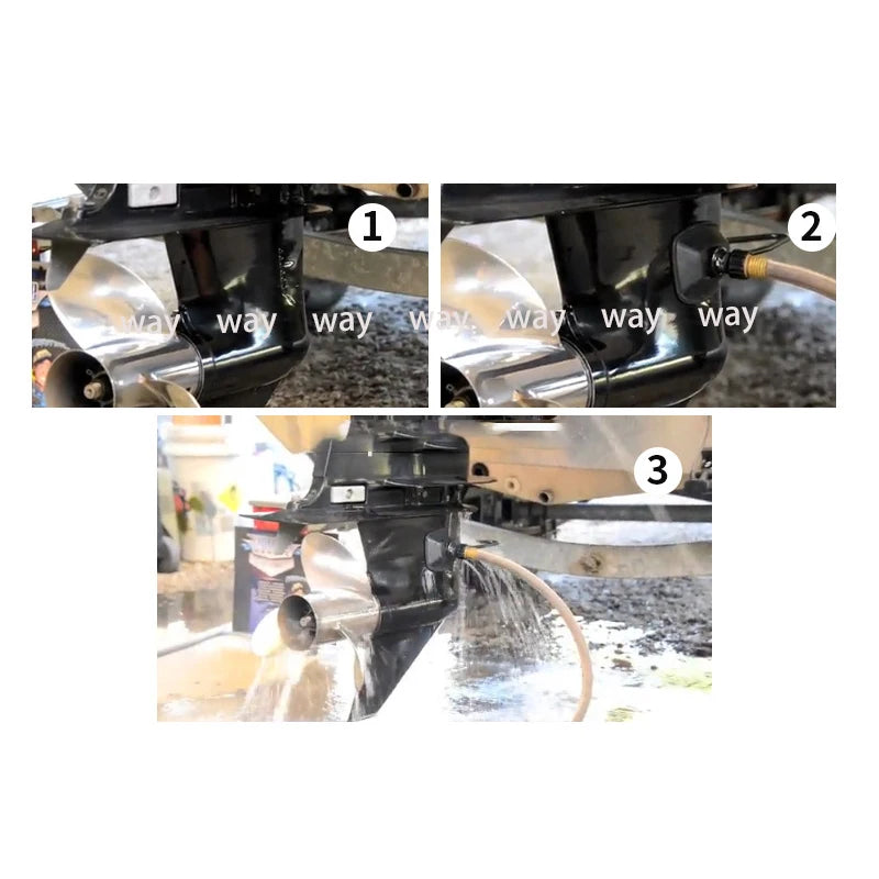 Outboard Motor Rectangular Ear Muff Engine Flusher by HitMyNeed