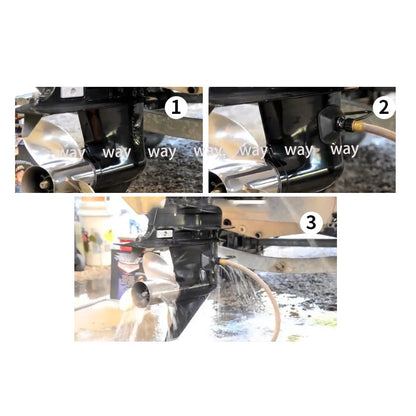 Outboard Motor Rectangular Ear Muff Engine Flusher by HitMyNeed