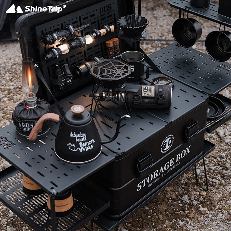 Outdoor 05 Aluminium Coffee Case Set for Camping by HitMyNeed