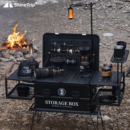Outdoor 05 Aluminium Coffee Case Set for Camping by HitMyNeed