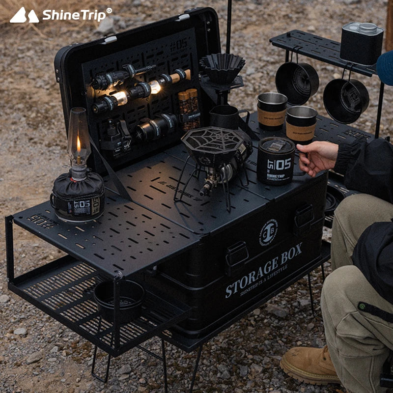 Outdoor 05 Aluminium Coffee Case Set for Camping by HitMyNeed