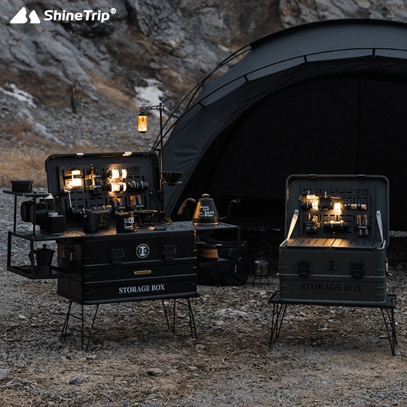 Outdoor 05 Aluminium Coffee Case Set for Camping by HitMyNeed