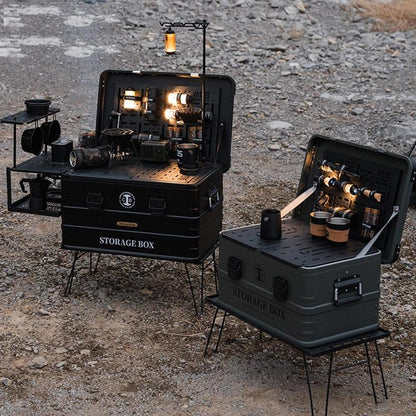 Outdoor 05 Aluminium Coffee Case Set for Camping Medium Set by HitMyNeed