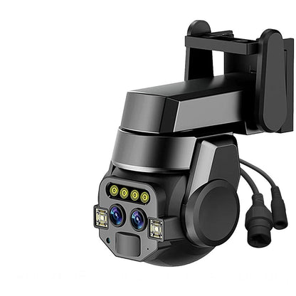 Outdoor 6MP WiFi Dual-Lens PTZ Camera with 10x Zoom dual-lens-no-card eu-plug by HitMyNeed