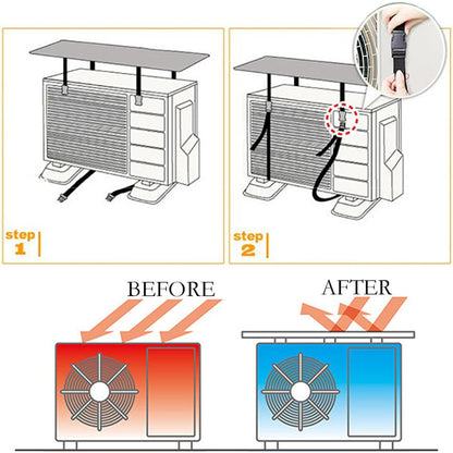 Outdoor Air Conditioner Waterproof Protective Cover by HitMyNeed