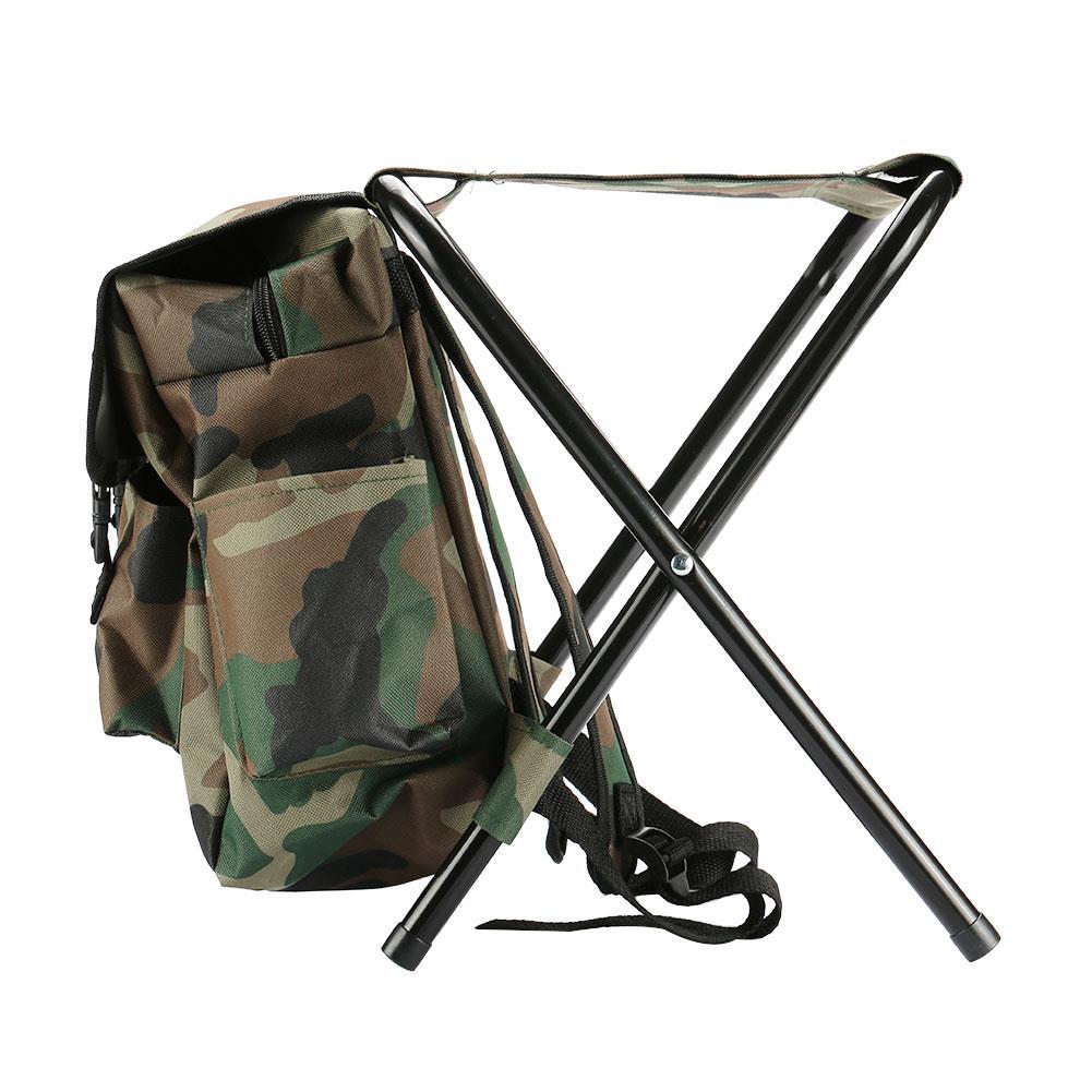 Outdoor Backpack with Integrated Folding Chair by HitMyNeed