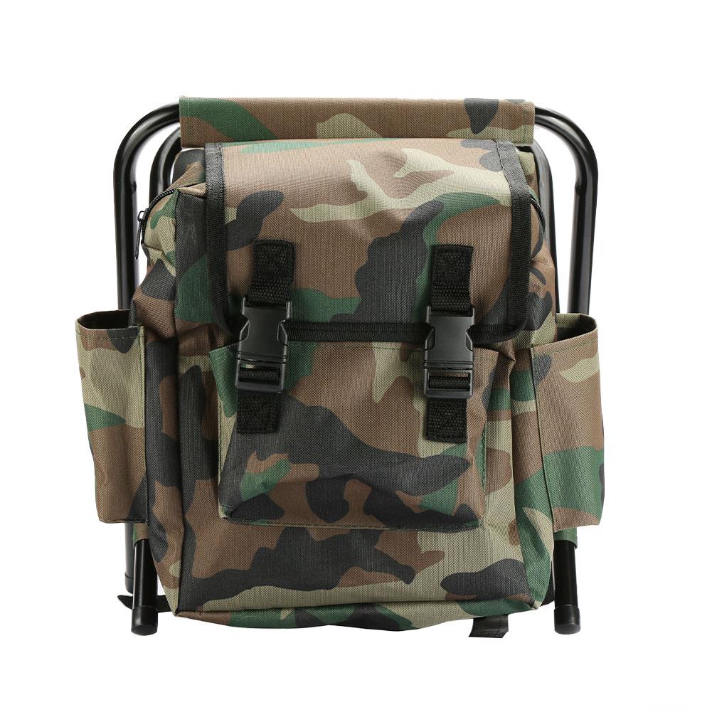 Outdoor Backpack with Integrated Folding Chair by HitMyNeed