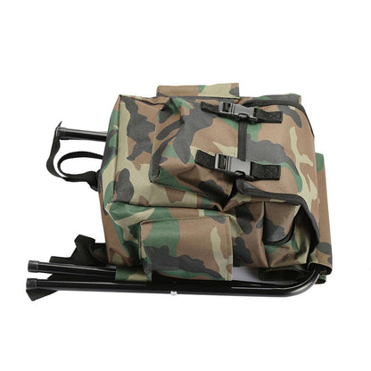 Outdoor Backpack with Integrated Folding Chair by HitMyNeed