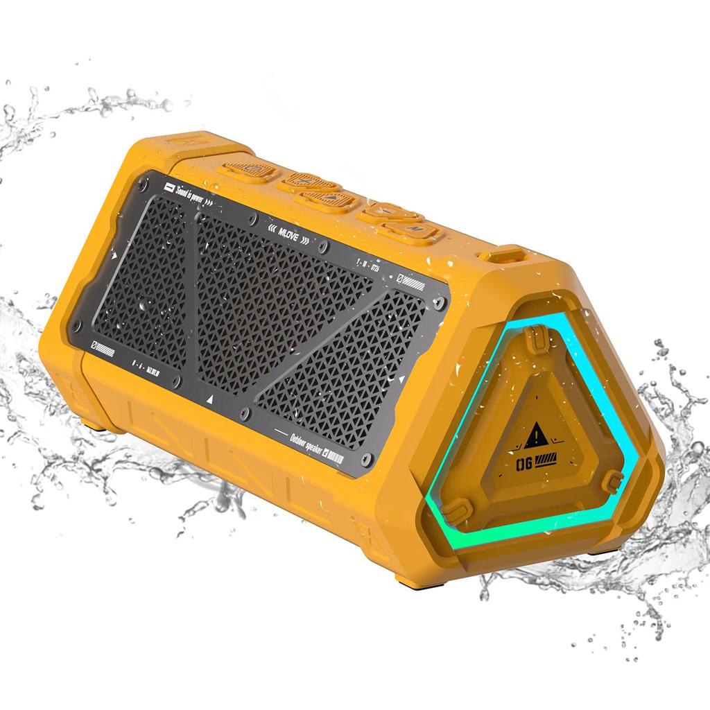 Outdoor Bluetooth Speaker 40W IPX7 with RGB Lights by HitMyNeed