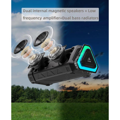 Outdoor Bluetooth Speaker 40W IPX7 with RGB Lights by HitMyNeed