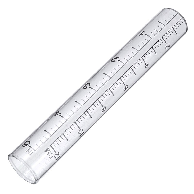 Outdoor Calibrated Glass Rain Gauge 12 cm by HitMyNeed