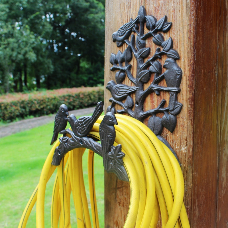 Outdoor Cast Iron Wall-Mounted Hose Holder by HitMyNeed