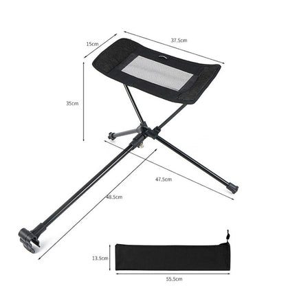 Outdoor Collapsible Camping Footstool with Bag by HitMyNeed