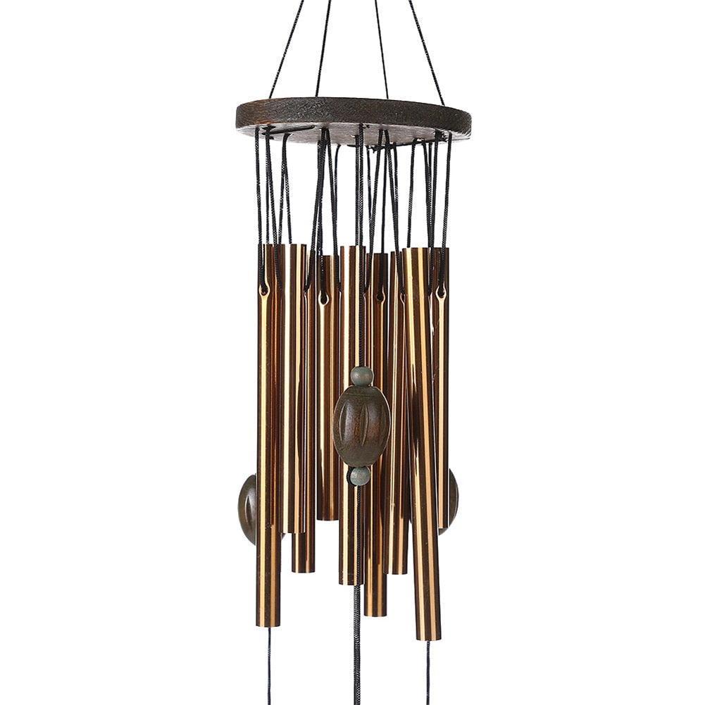 Outdoor Copper Wind Bell Chimes for Garden & Patio by HitMyNeed