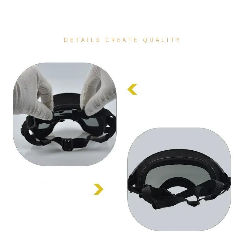 Outdoor Dog Goggles UV400 Anti-Fog Sunglasses by HitMyNeed
