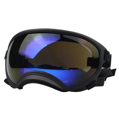 Outdoor Dog Goggles UV400 Anti-Fog Sunglasses black-blue by HitMyNeed