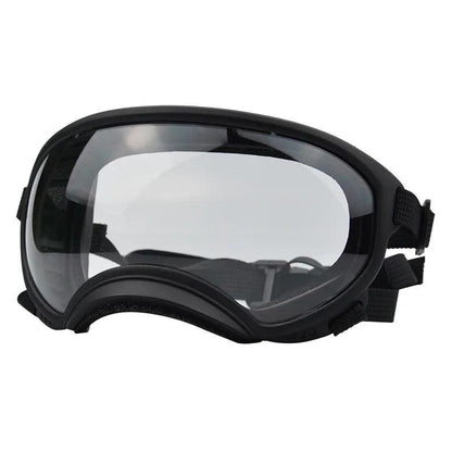 Outdoor Dog Goggles UV400 Anti-Fog Sunglasses black-transparent by HitMyNeed