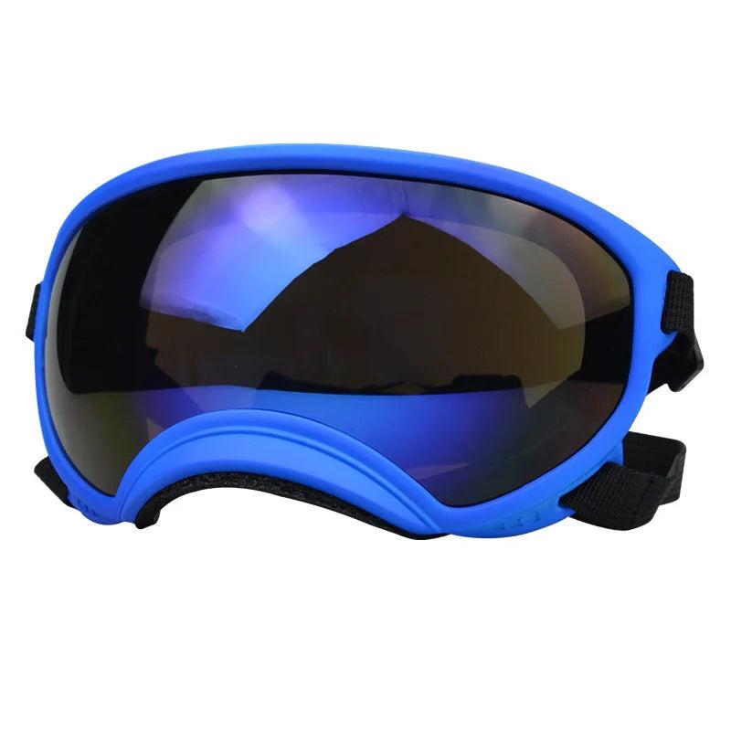 Outdoor Dog Goggles UV400 Anti-Fog Sunglasses blue-bue by HitMyNeed