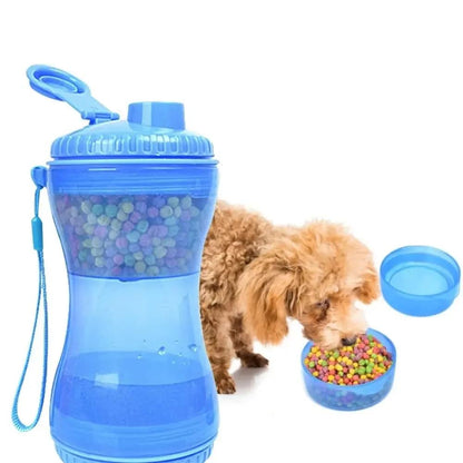 Outdoor Dog Water & Food Bottle 610ml Portable PP by HitMyNeed