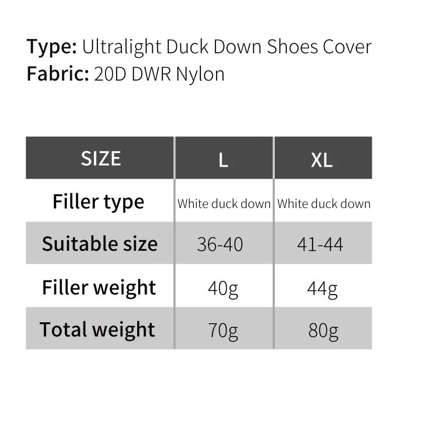 Outdoor Down Camping Booties Winter Warm Slippers by HitMyNeed