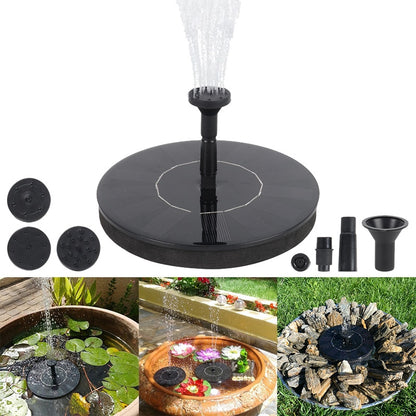 Outdoor Floating Solar Pond Fountain for Gardens by HitMyNeed