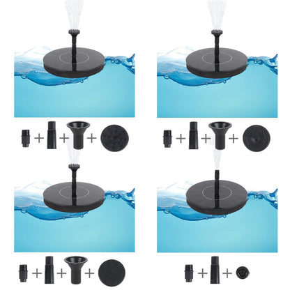 Outdoor Floating Solar Pond Fountain for Gardens by HitMyNeed