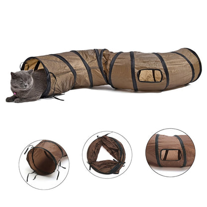 Outdoor Foldable Cat Tunnel Toy by HitMyNeed