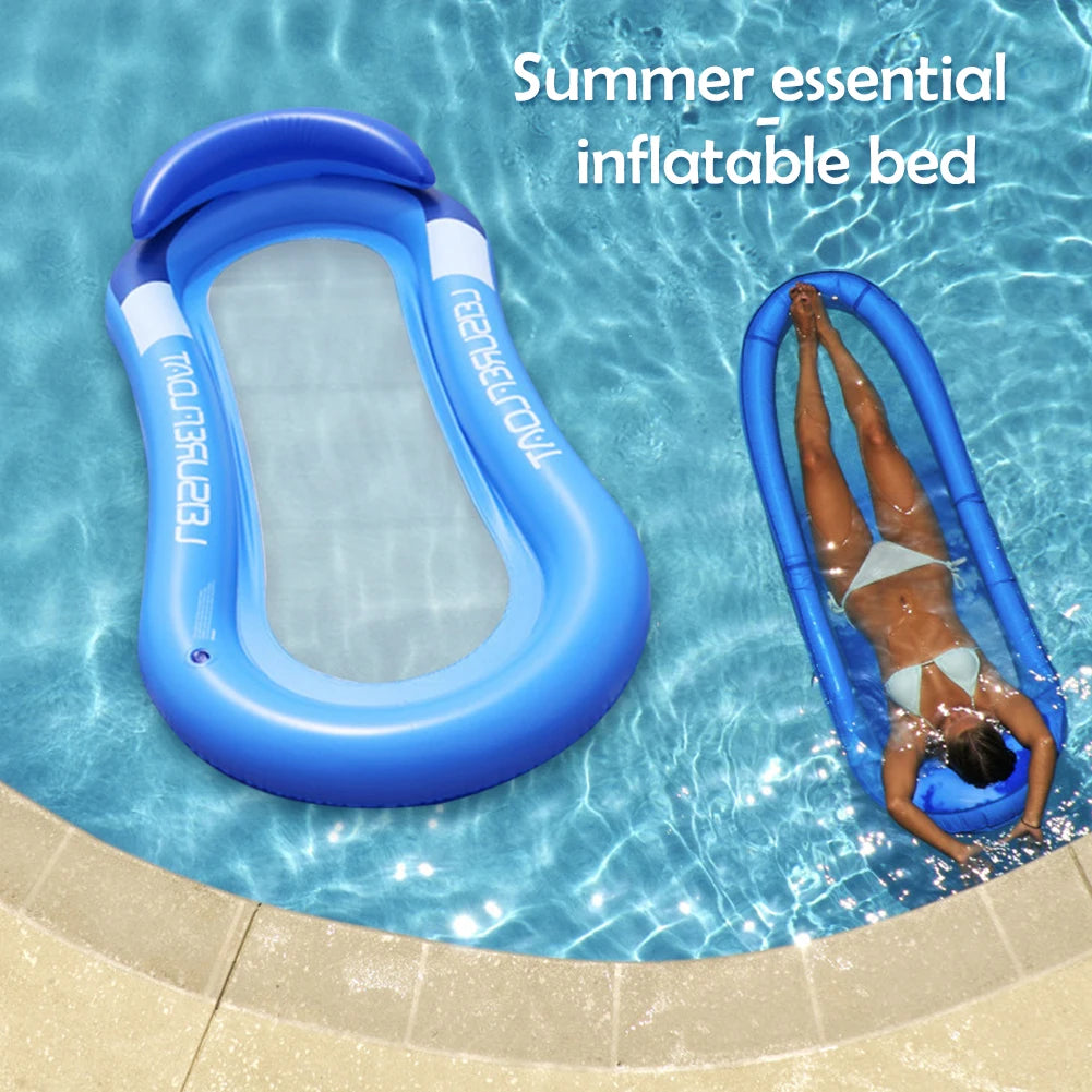 Outdoor Foldable Inflatable Water Hammock Lounge by HitMyNeed