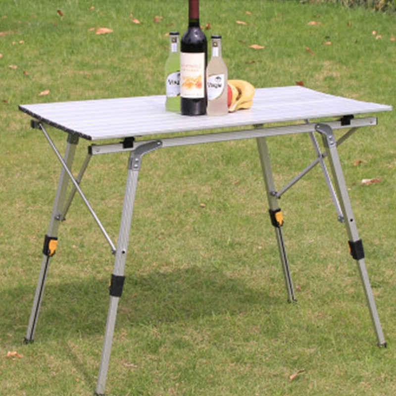 Outdoor Folding Aluminum Picnic & Camping Table by HitMyNeed