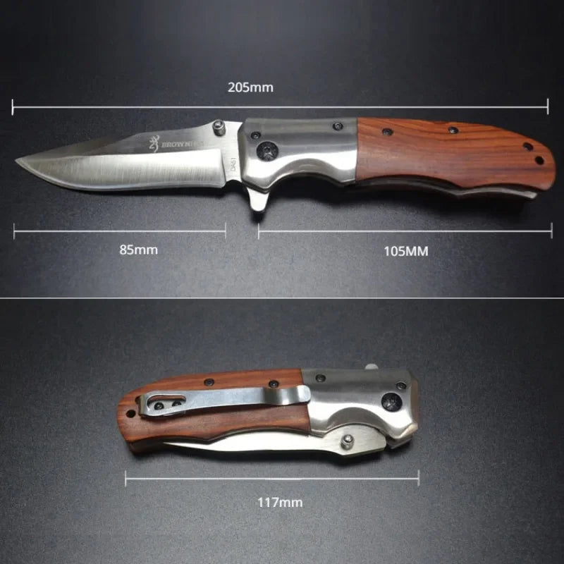 Outdoor Folding Tactical Knife for Camping & Fishing by HitMyNeed