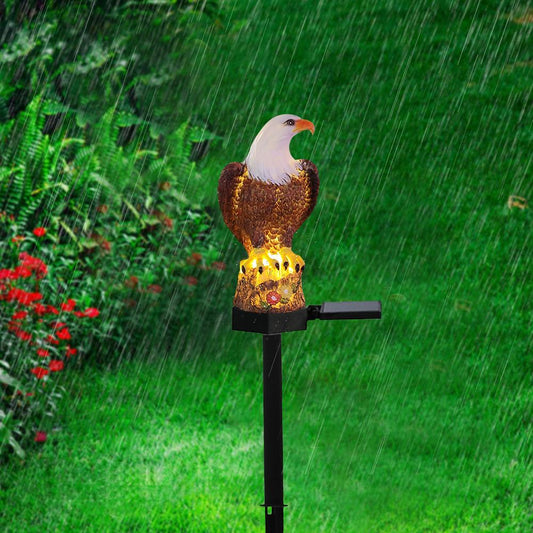 Outdoor Garden Eagle Solar Light with Stake by HitMyNeed