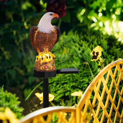 Outdoor Garden Eagle Solar Light with Stake by HitMyNeed