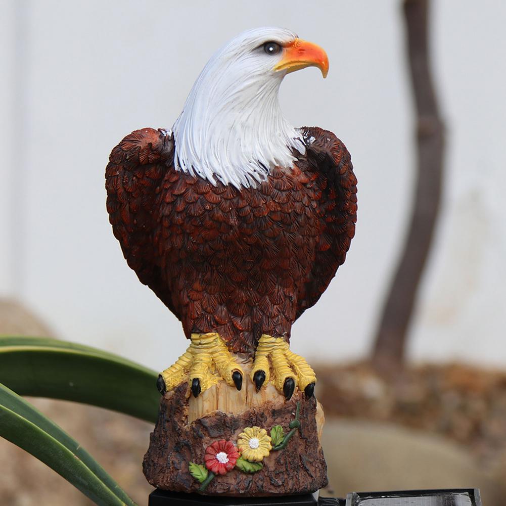 Outdoor Garden Eagle Solar Light with Stake by HitMyNeed