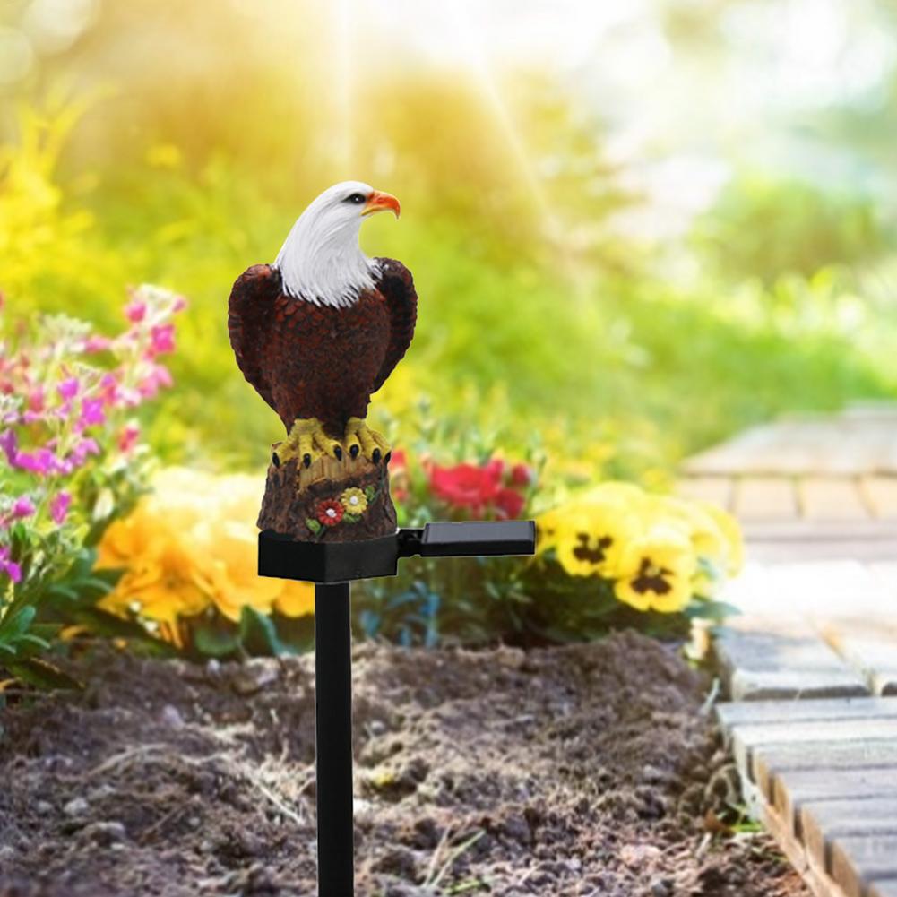 Outdoor Garden Eagle Solar Light with Stake by HitMyNeed
