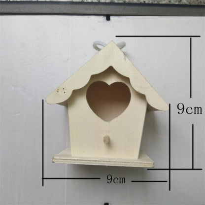 Outdoor Hanging Wooden Birdhouse for Garden Decor by HitMyNeed