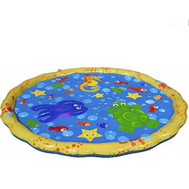 Outdoor Inflatable Water Sprinkler Play Mat 100cm by HitMyNeed
