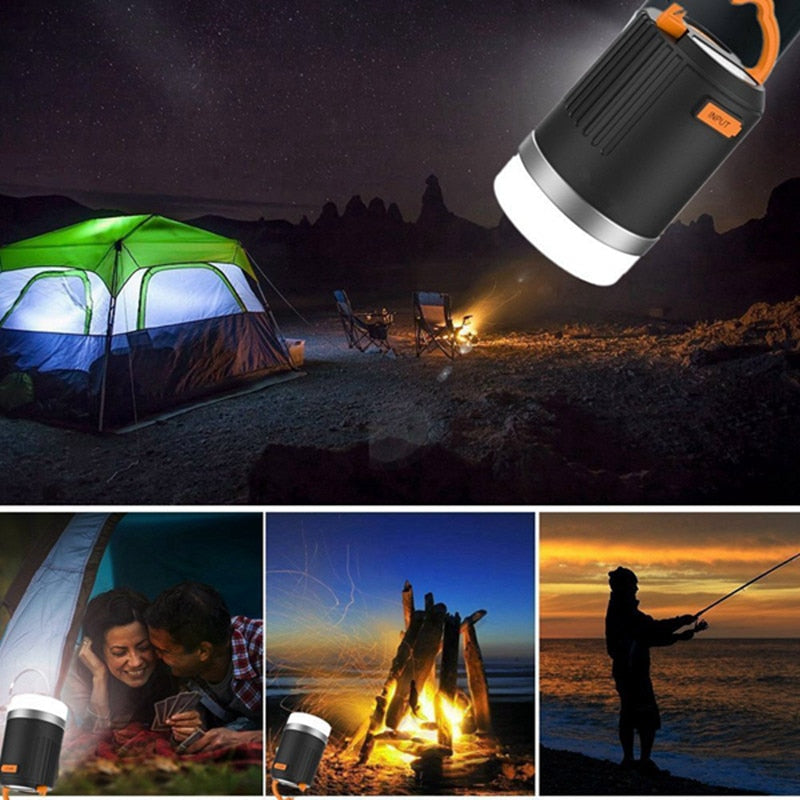 Outdoor LED Lantern with Built‑In Power Bank by HitMyNeed