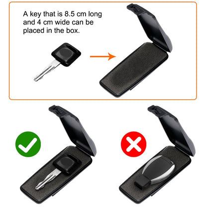 Outdoor Magnetic Car Key Holder with Lock by HitMyNeed